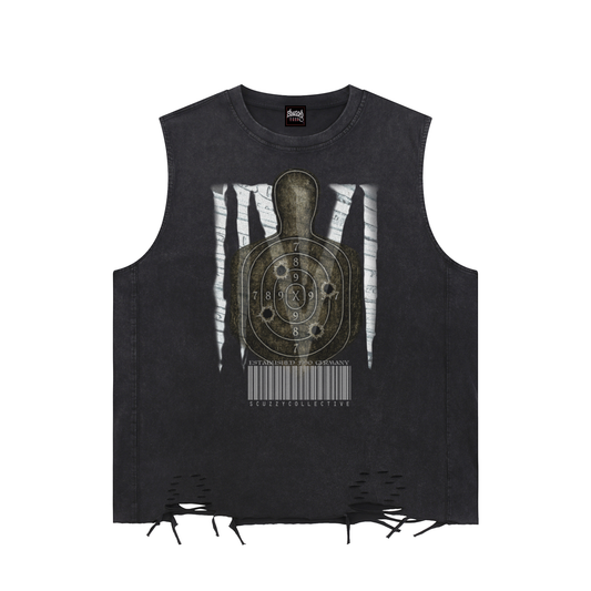 Snow wash,Vintage,Tank top,Vlone,Designer,Scuzzy,Chaos