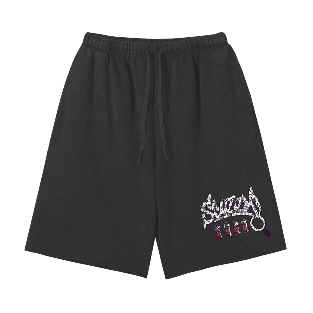 Snow wash,Baggy,Shorts,Designer