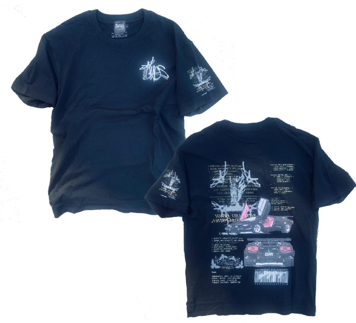Scuzzy Collective “future trippin”  Seamless Cotton T-Shirt
