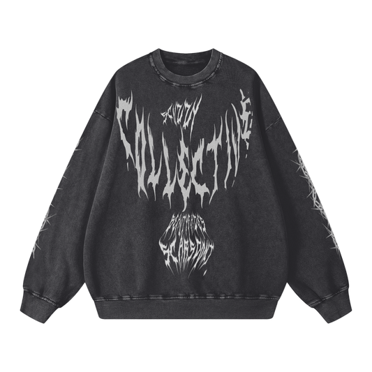 Gothic,Vintage,Snow wash,Faded