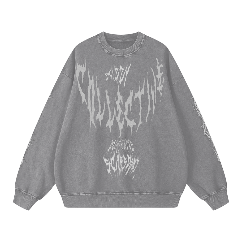 Gothic,Vintage,Snow wash,Faded