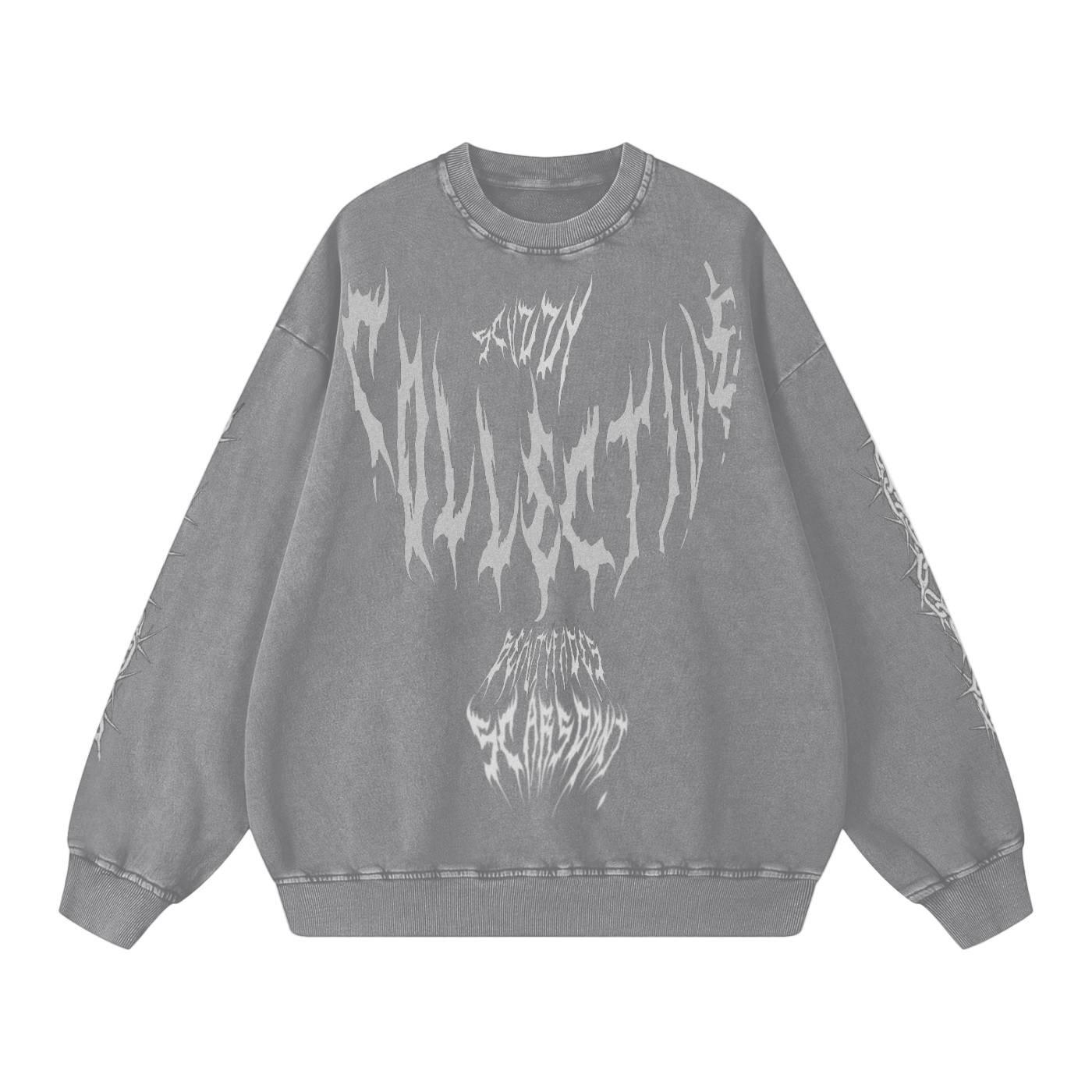 Gothic,Vintage,Snow wash,Faded