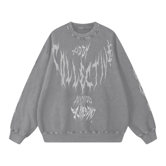Gothic,Vintage,Snow wash,Faded